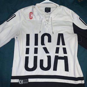10 deep USA captains hockey jersey